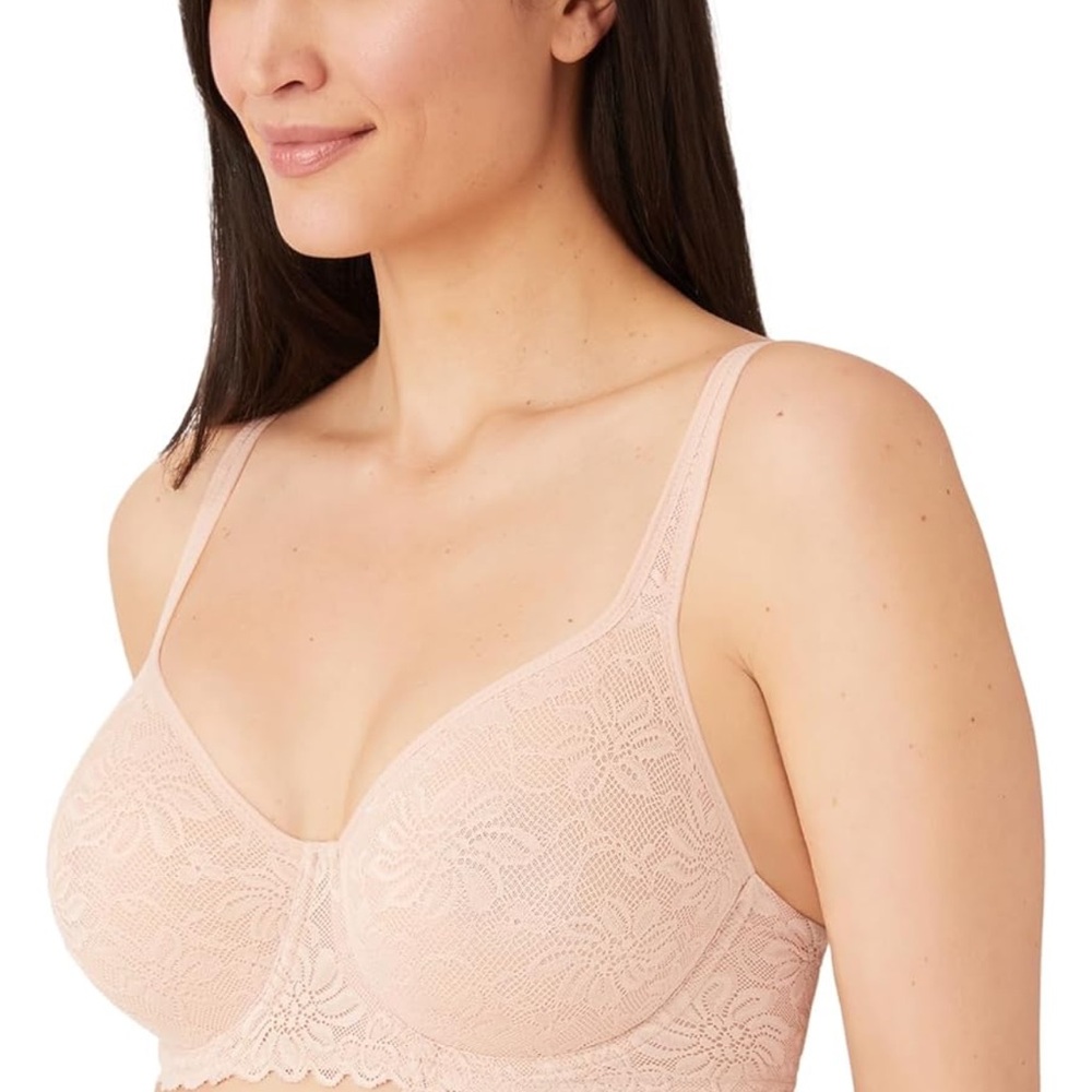 Wacol Soft Sense Convertible Underwire Bra - Rose Dust